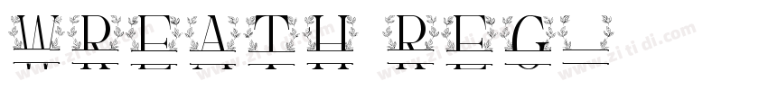 Wreath Reg字体转换